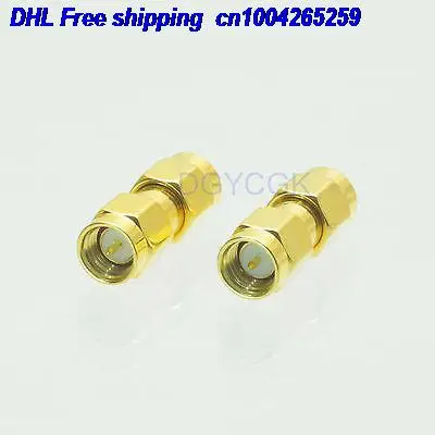 

DHL 100pcs Conversion Adapter SMA male M to SMA male M RF connector for radio adapter connector 22cs