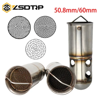 

ZSDTRP Universal 51mm DB Killer Motorcycle Exhaust Muffler 60mm Silencer Noise Sound Eliminator For Off Road Dit Pit Bike
