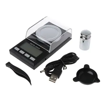 

USB Plug-in Counting Multi-function Electronic Scale 0.01g High Precision Carat Jewelry food Pocket Scale M19 20 dropship