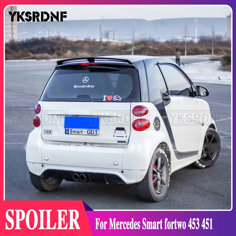 Per Mercedes Smart Fortwo 453 451 Spoiler Materiale Abs Auto Ala Posteriore Spoiler Sul Tetto Posteriore Per Benz Smart Fortwo 453 451 Spoiler Sul Tet
