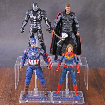

Avengers Endgame Captain America Marvel Thor War Machine 7" Scale PVC Action Figure Collectible Model Toy