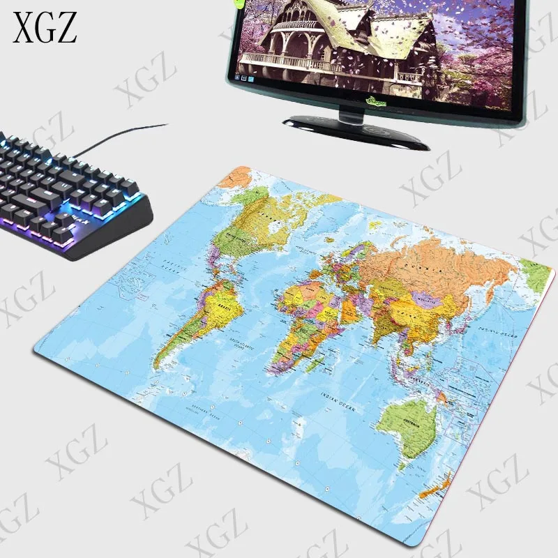 XGZ карта мира большая игровая клавиатура Коврик для мыши геймер ноутбук коврик для мыши офисный стол коврик для отдыха для CSGO DOTA