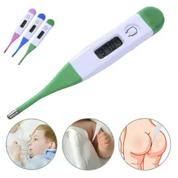 

5 PC/PACK Random Color Digital LCD Thermometer Medical Baby Adult Body Kids Safe Ear Mouth OXter Safe Ear Temperature One Piece