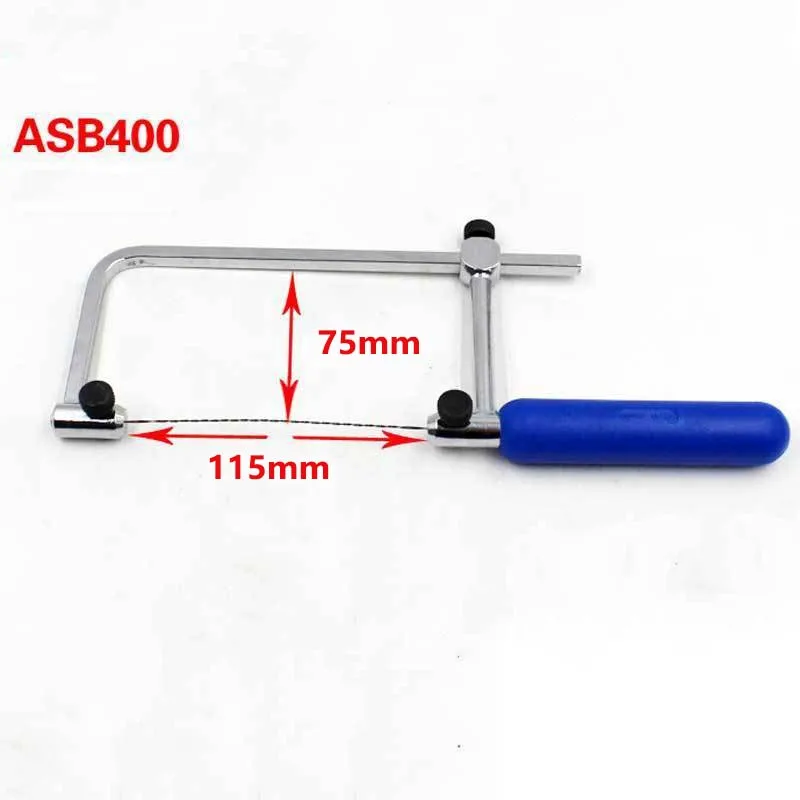 1*Coping Saw Soft Grip Handle Suit For DIY Wood Plastic Board Repair Accessories