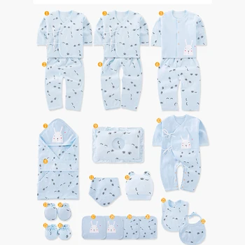 

22 Piece 0-3 Months Baby Clothing Newborn suit Shirt Blanket Baby 100% Infant Clothes Cotton Outfits