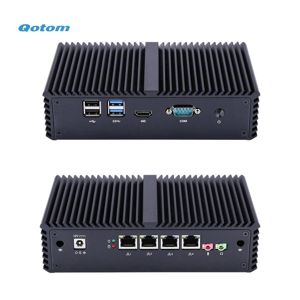  QOTOM 4 Gigabit NIC Mini PC I5-4210Y AES-NI PFSense CentOS Untangle Linux Advanced Firewall Router 