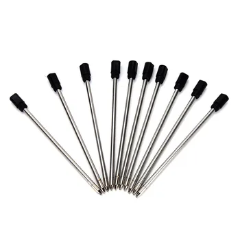 

10pcs 7cm Metal Crystal Pen Refill Ballpoint Ball Point Pen for Writing Black/Blue Ink Refill Replacement Ballpoint Pen Refills