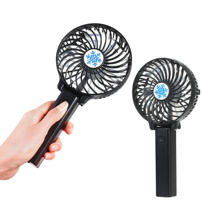 

2020 Mini Portable USB Battery Fan Ventilation Foldable Air Conditioning Desktop Fans Cooler Mini Operated Hand Held Cooling Fan