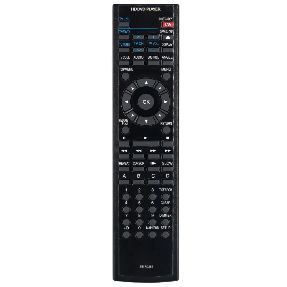 Пульт дистанционного управления для toshiba HD DVD плеер контроллер SE-R0252 HD-A2 A20 A35 HDA2KU |