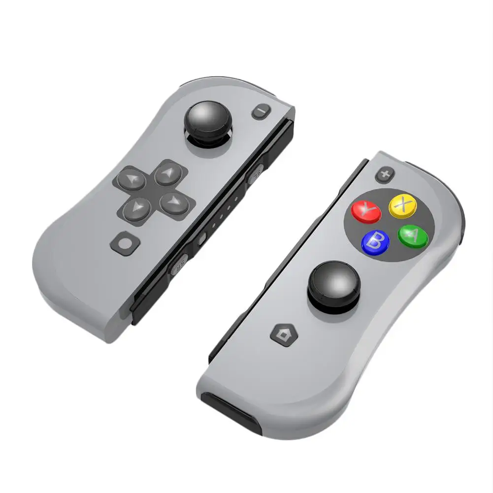 Беспроводные bluetooth-контроллеры Joy-Con геймпад для NS Switch консоли джойстик игровые контроллеры с функциями датчика вибрации - Цвет: Grey