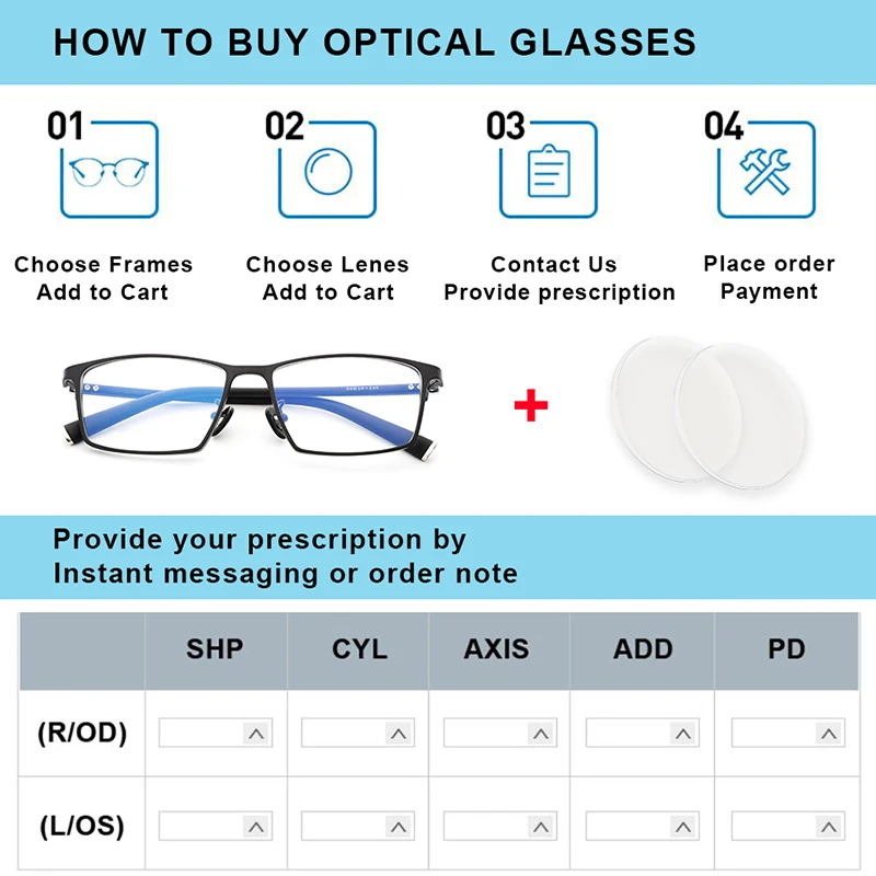 1.56 1.61 1.67 1.74 (+12.00~-12.00) Prescription CR-39 Resin Aspheric Glasses Lenses Myopia Hyperopia Presbyopia Optical Lens