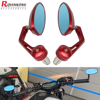 

Universal Motorcycle Bar End rearview Mirrors 7/8" For BMW Ducati Aprilia Cafe Racer Victory Triumph Daytona 675