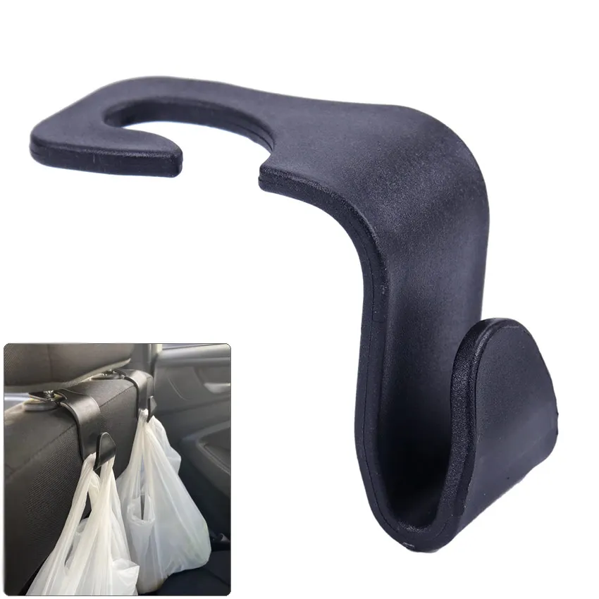 2 Pieces Car Seat Hook 15kg Bearing Rear Seat Hook Headrest Hanger
