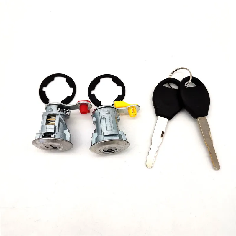 Dl121 Left & Right Door Lock Cylinder With 2 Keys For Nissan 19982003
