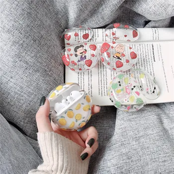 

Clear PC Protective Case for Huawei Freebuds 3 3Pro Cute Flamingo Earphone Cases Headset Cover Cute Bag Summer Fruit Fashion