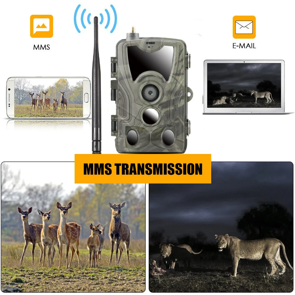suntekcam 2G 20MP 1080P MMS/SMTP/SMS HC801M 2g hunting Trail Camera 5