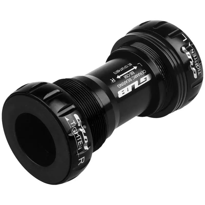 Black GUB C-68 керамические BB 68 Нижний Кронштейн Shel BSA шатунные подшипники оси велосипеда - Цвет: Black