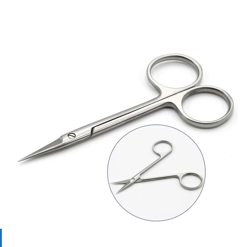 9.5CM Medical Surgical Eye Scissors Beauty Scissors Cut Tissue ophthalmic tool,surgical instruments,plastic surgery tool,cornea scissors,needle holder scissors