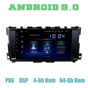 

PX6 9" Android 9.0 Car GPS Radio Player for Nissan Altima Teana 2013 2014 2015 2016 2017 with DSP 4+64GB Auto Stereo Multimedia