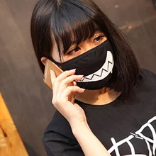 Хлопок Маска для рта и лица тапочки в виде персонажа аниме Стиль Для женщин Для мужчин маски со ртом для лица