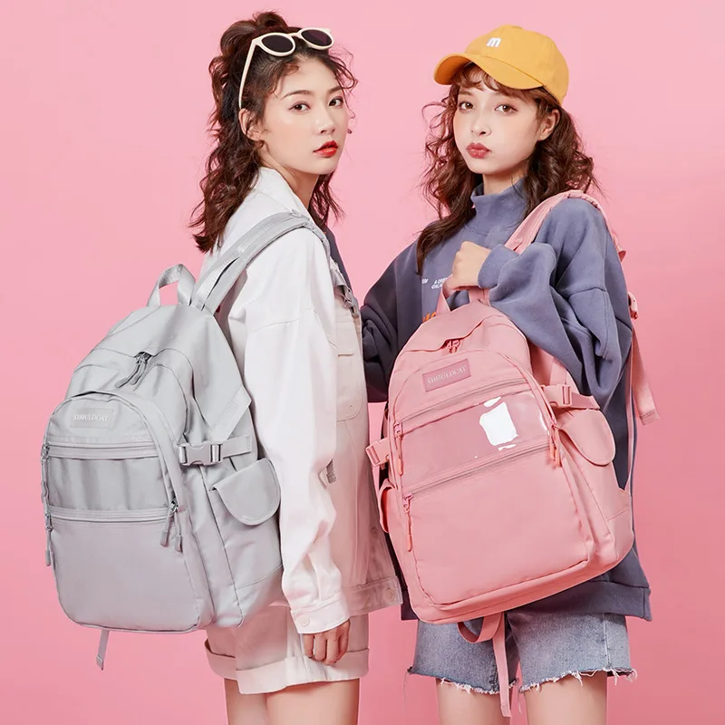 

2020 new simple and fashionable Oxford cloth backpack backpack school bag large capacity travel computer backpack