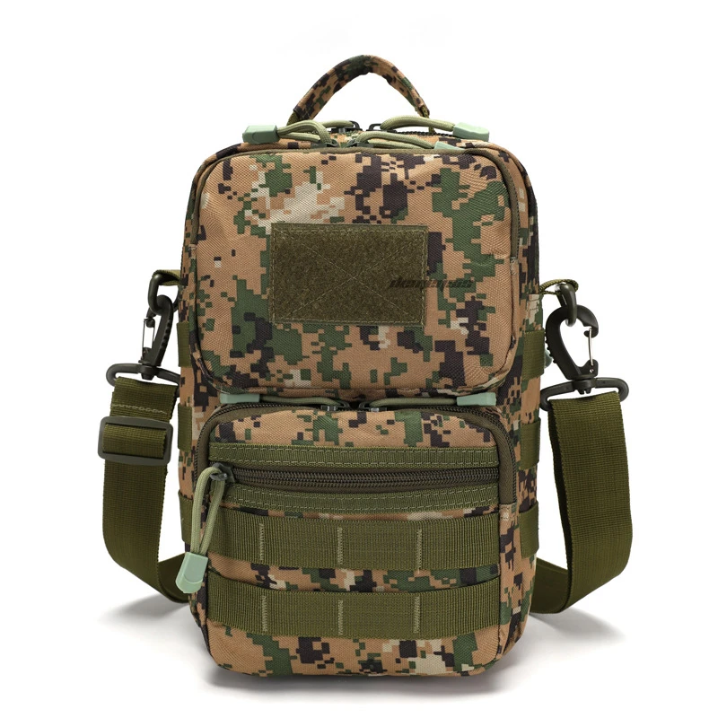 woodland digital Армейская тактическая Сумка Molle для охоты, походов, небольшие сумки на плечо, водонепроницаемая армейская страйкбольная сумка, походные сумки через плечо - Цвет: woodland digital