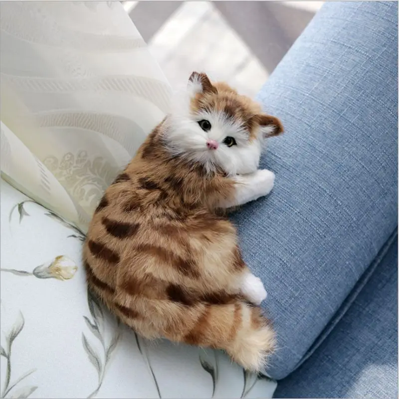 Моделирование, рисунок с котом модель Реалистичная кукла в виде котенка игрушка в подарок, украшение для дома аксессуары crafts14x19cm DY80057