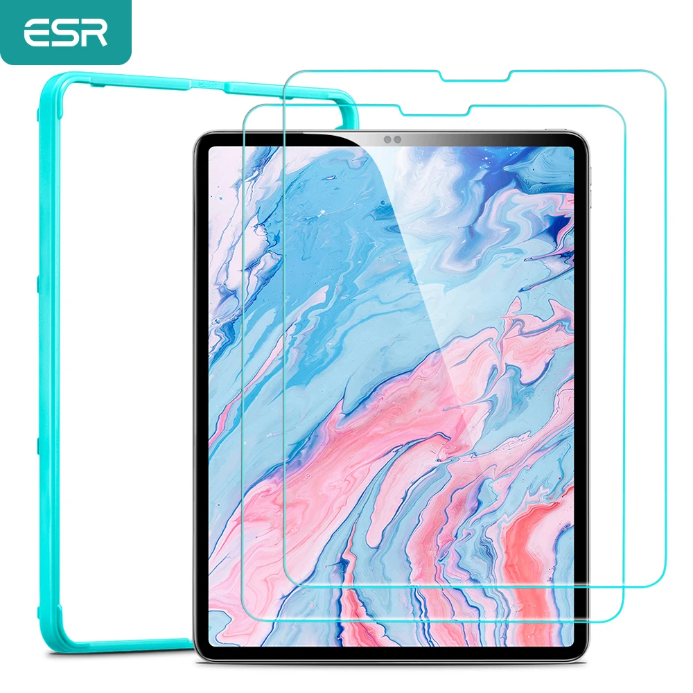 ESR для iPad Air 4 защита экрана закаленное стекло 8 HD ультра прозрачная 2 шт пленка Pro 11
