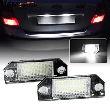 

2x LED Number License Plate Light Lamps Lighting Upgrade For Ford Focus 2 ST 225 C Max 2003 2004 2005 2006 2007 2008
