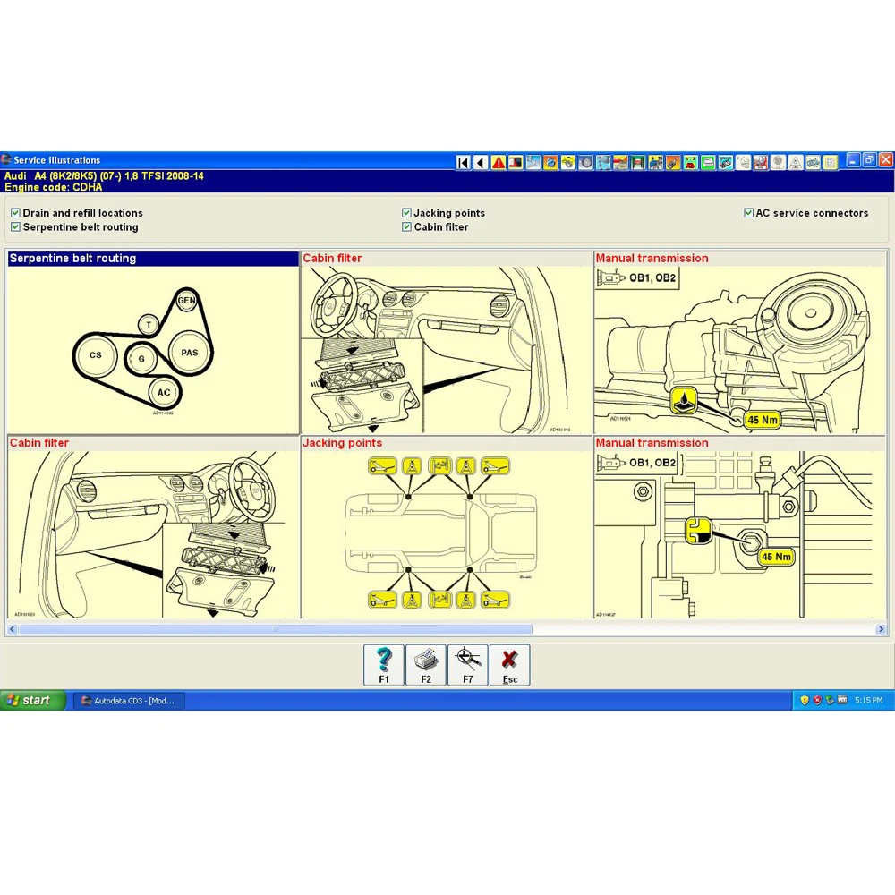 Car Repair Software Car Diagnostic Tool Auto Data 3.45