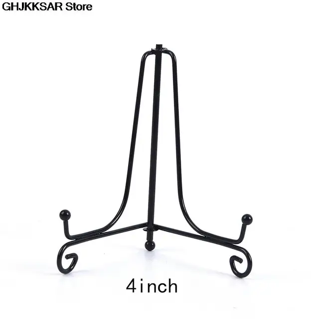 다재다능한 홈 디스플레이를 위한 견고하고 세련된 금속 받침대