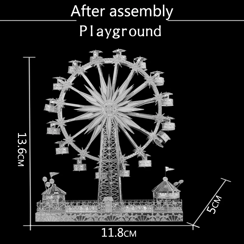 3D Металл Модель Пазлы мульти-стиль DIY лазерная резка головоломки комплект для взрослых Для детей образовательной коллекции игрушки колеса