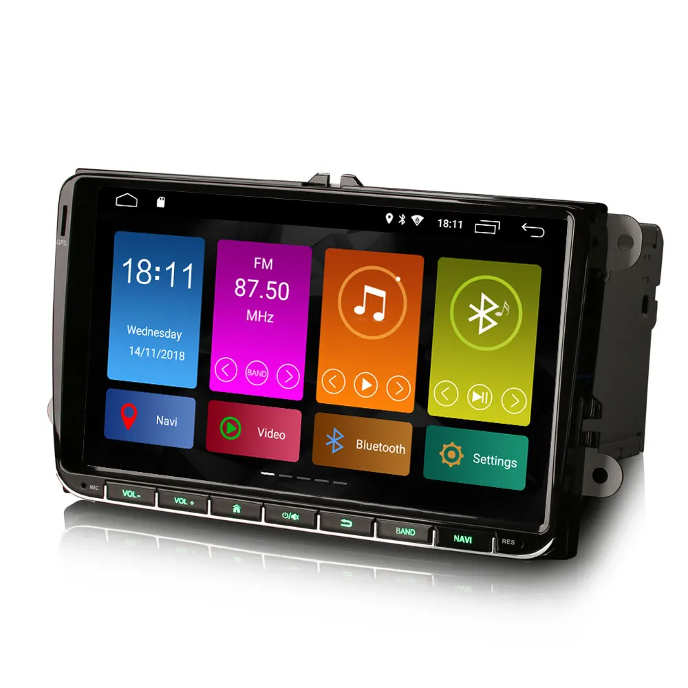Clearance 9" Android 9.0 Pie OS Car Multimedia GPS Radio for Skoda Praktik 2007-2011 Yeti 2009-2015 Patrick 2004-2008 Roomster 2003-2015 2
