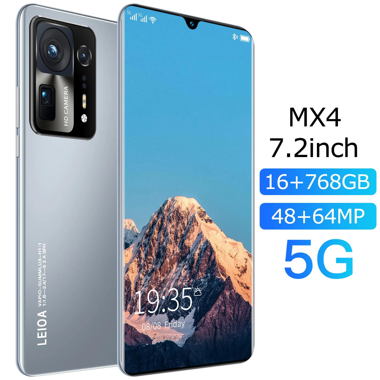 2021 новый глобальный смартфон MX4 Android 11 16 + 768G разблокированные смартфоны мобильный