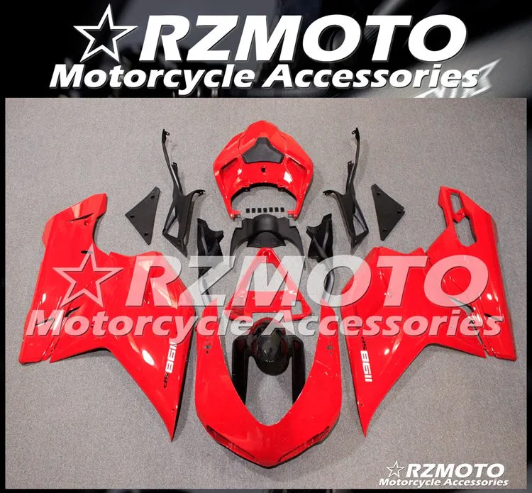 Мотоциклетный обтекатель abs подходит для DUCATI 848 1098 2007-2012 корпусные детали прессформы Магазин № 0384 - Цвет: All sorts of color