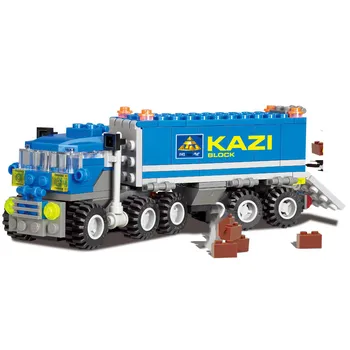 

Truck Model Building Blocks Toy Sets 163pcs Transport Dumper ABS Assembled Blocks Educational Toys for Children Kids Gifts