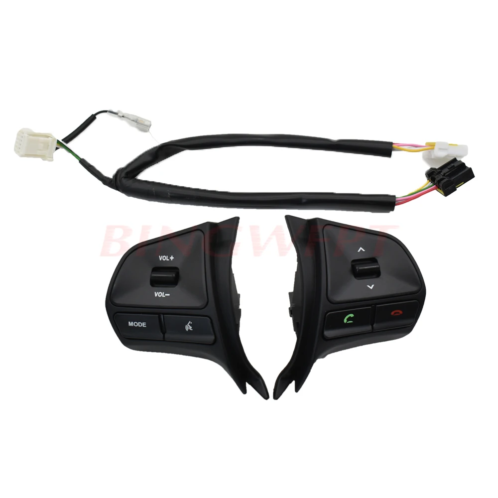 С Bluetooth! для KIA k2 Рио Многофункциональная кнопка рулевого колеса для аудио и Bluetooth управления с светильник