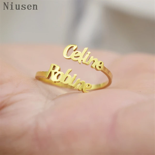 Custom Name or Number Design Rings Silver Plated Gold Zircon Digital Ring -  China Custom Name Ring and Digital Ring price | Made-in-China.com