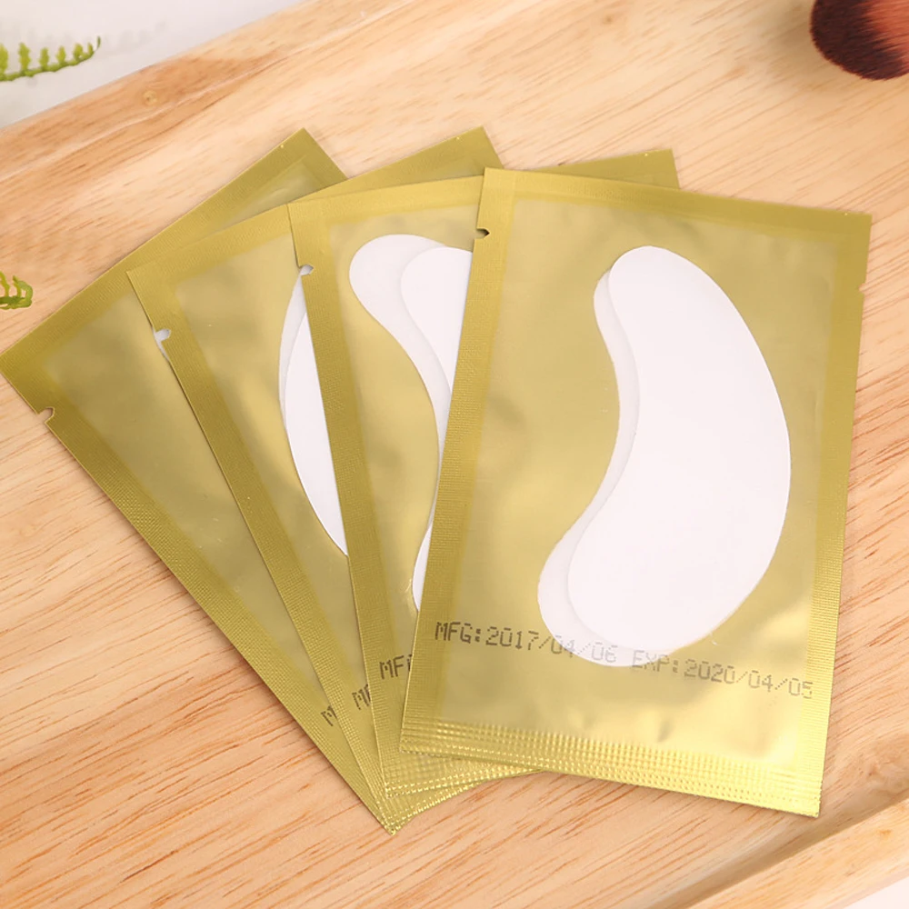 

Golden Graft Eyelash Eye Patch Non-woven Hydrogel Eyelash Plaque Planting Eyelash Isolation Eye Sticker