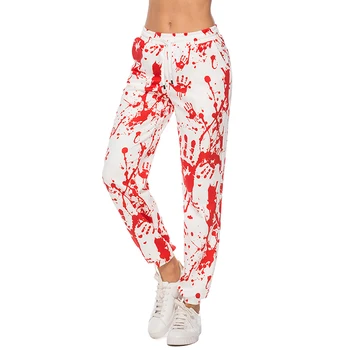 

Women Running Pants Casual 3D Printed Female Sports Pants Fashion High Waist Fitness Pants For Female