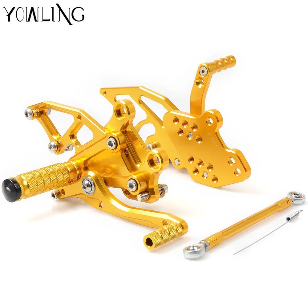 YZF-R3 YZF-R25 Motorcycle CNC Footrest Adjustable Rearset Rear Set Foot Pegs For Yamaha YZF R3 R25 2013 2014 2015 2016