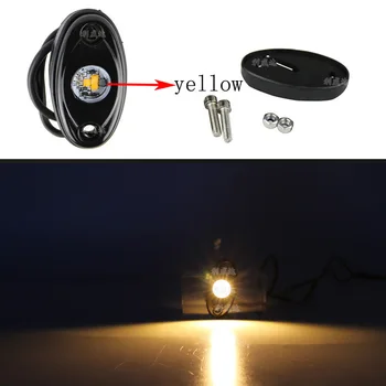 

atmosphere lamp rv ship deck adornment small lights LED automobile refitting universal 9 w light yellow light chassis