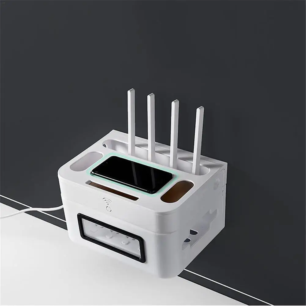 Wi-Fi маршрутизатор ящик для хранения патч доска разъем держатель настенный органайзер для хранения дома Применение