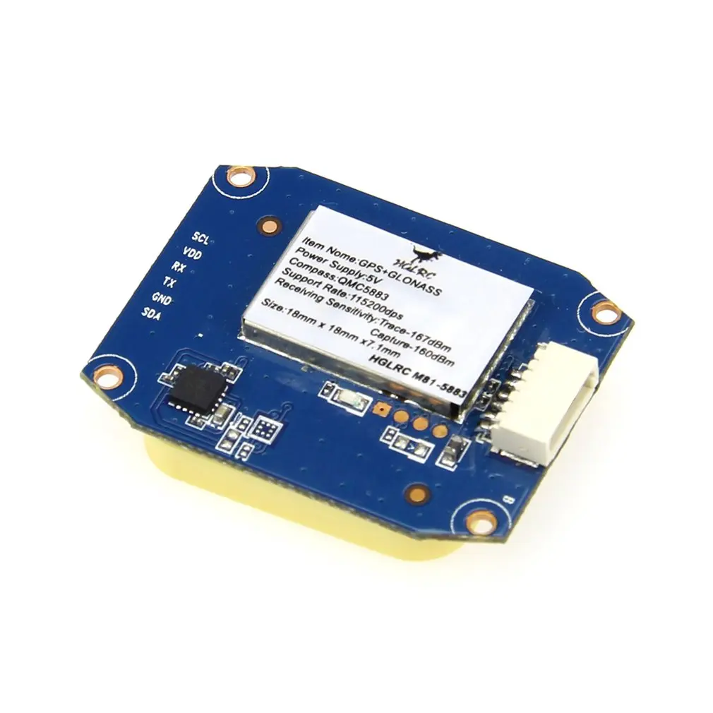 HGLRC M81-5883 SAM-M8Q gps и QMC5883 компасы модуль электронный компас для радиоуправляемого дрона FPV гоночные модели часть и аксессуары