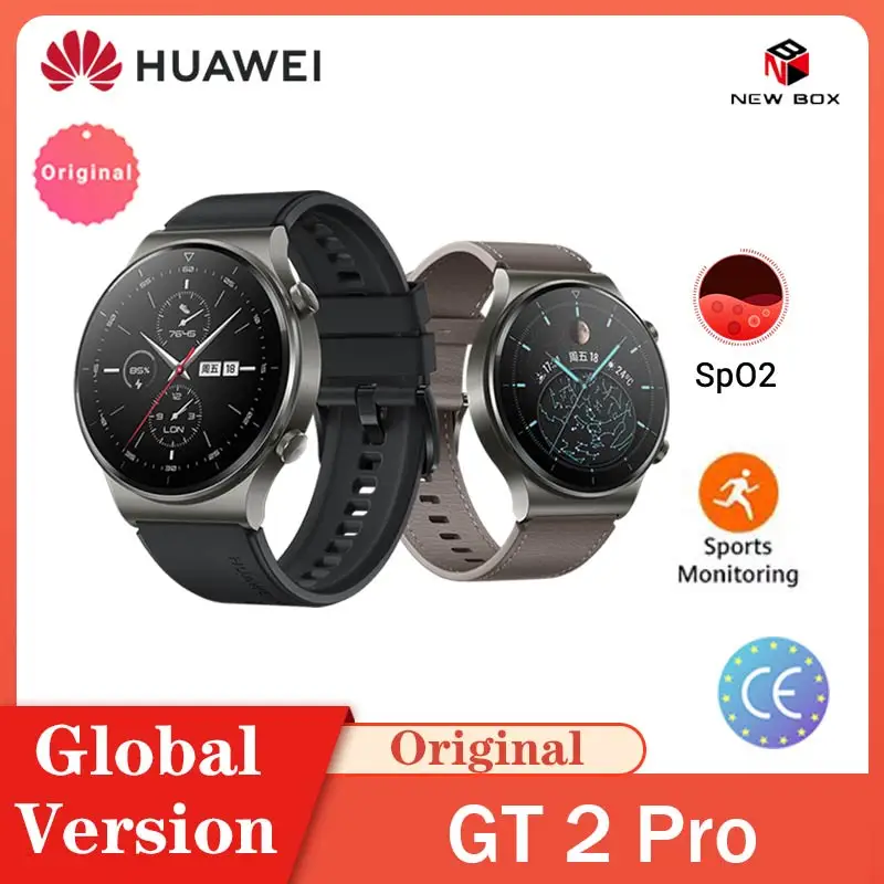 HUAWEI Watch GT 2 GT2 Pro SmartWatch 14 дней Срок службы батареи GPS Беспроводная зарядка Kirin A1 GT2 Pro в наличии Ver رглобальная глобальная версия|Смарт-часы| | АлиЭкспресс