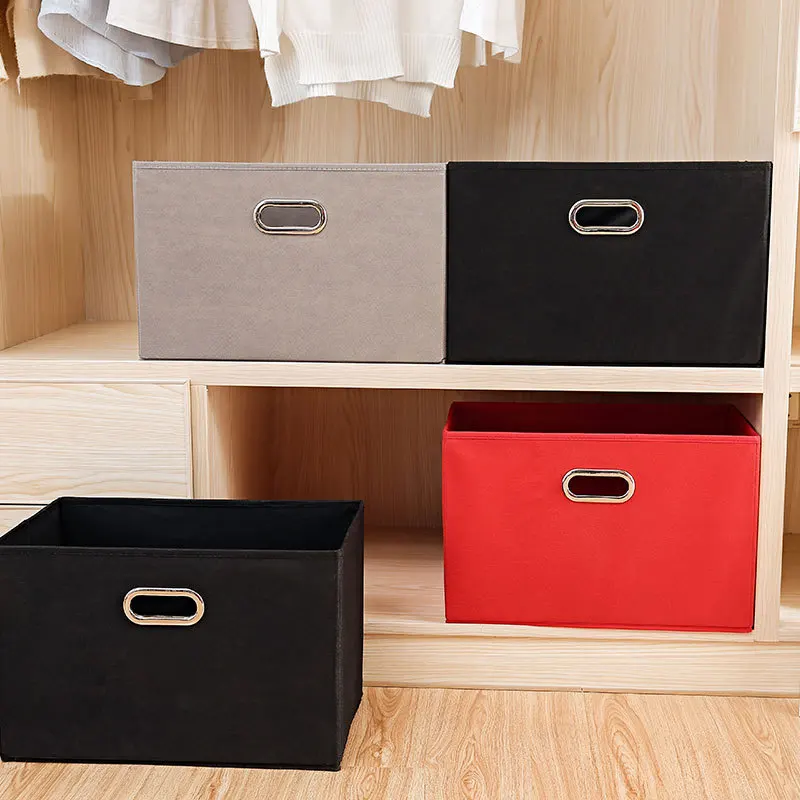 

Foldable Storage Bins, Fabric Storage Boxes Drawers Cubes Container, Thick and Heavy Duty Organizer Baskets