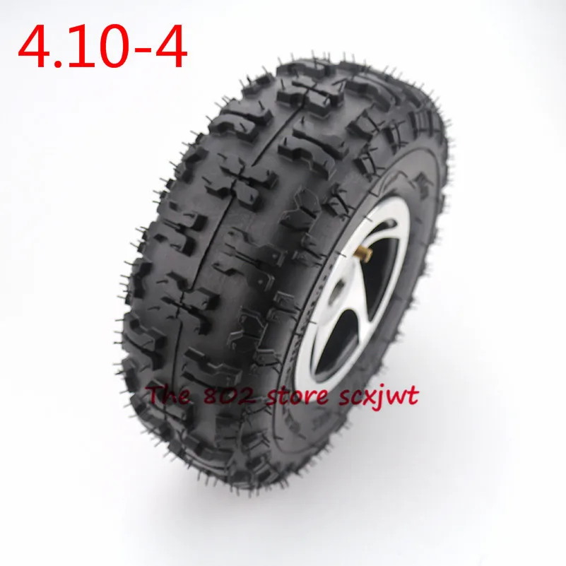 High quality 4.10-4 410-4 4.10x4 wheel tyre with hub /rim for Off Road Go Kart