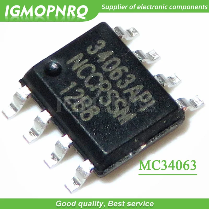 100pcs MC34063A 1.5A 35V SOP-8 Large Chip MC34063 SMD