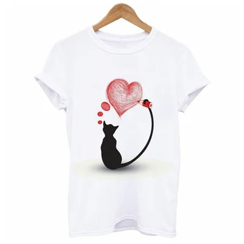 

Women cat Mom Leopard Paw Funny Printed Ladies Tops Graphic Womens Tees Female Camisas Lady T-Shirt Harajuku T Shirt T-shirts