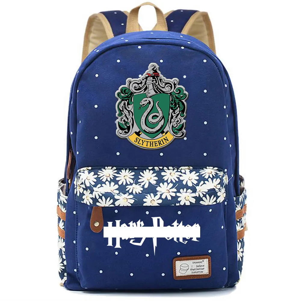 F0301 Горячая Волшебная школа Ravenclaw Орел детская школьная сумка для девочек Женская сумка рюкзак для подростков холщовый женский рюкзак